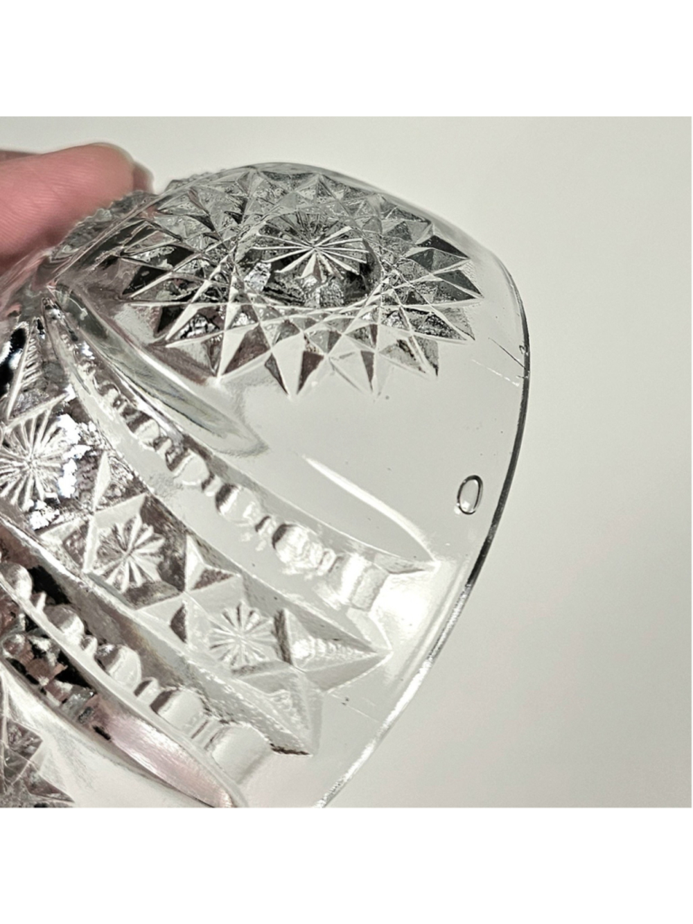 1910 Indiana Glass Oval Star Child Toy Miniature Covered Butter Dish No300 - Picture 7 of 12